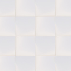 3D pattern made of white and beige geometric shapes, creative background or wallpaper surface made of light and shadow. Futuristic seamless decorative abstract texture design, simple graphic elements