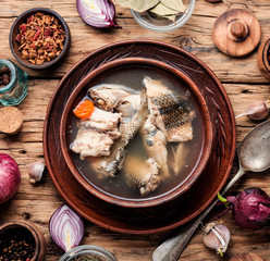 National Russian fish soup