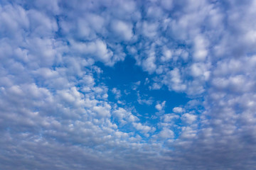 青い空と白い雲