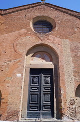 Fototapeta na wymiar San Francesco church, San Miniato, Tuscany, Italy