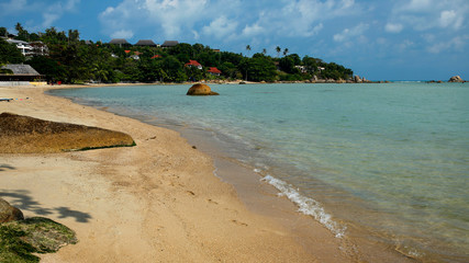 beautiful tropical beach Lamai, Koh Samui, Thailand