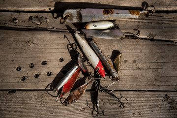 Fishing fishing blades