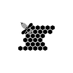 honeycomb icon. Element of beekeeping icon. Premium quality graphic design icon. Signs and symbols collection icon for websites, web design, mobile app