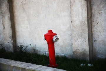 Fire extinguisher on the street