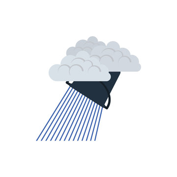 recommend clip art: Rainfall like from bucket icon