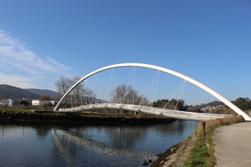 Fototapeta na wymiar El puente del Tubo en Pontevedra