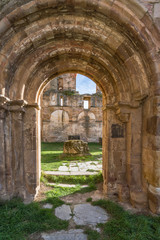 Fototapeta na wymiar Ruins of the monastery of Santa María de Moreruela was a monastery belonging to the Cistercian order (Zamora, Spain)