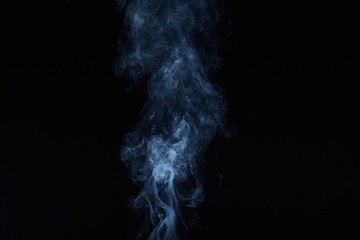 smoke on black background