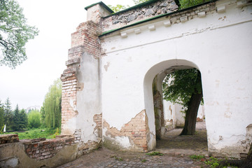 arch ruins in Alexandria park, Ukraine