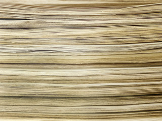 Creative idea for background. stacks of wood veneer paper