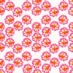 watercolor painted flowers