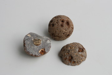 Runde Rasselsteine