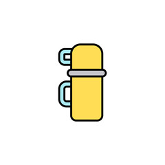 Thermos flat vector icon sign symbol