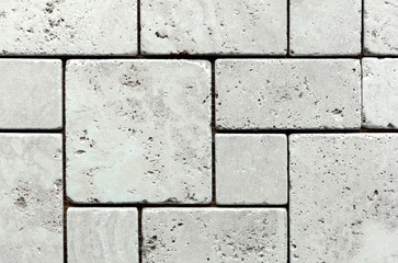 Naklejka premium cold white marble from squares