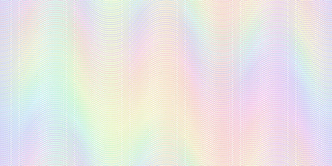 Watermark banknote pattern. Banknotes check guilloche lines texture, secure waves patterns and passport paper vector background