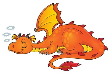Sleeping dragon theme image 1