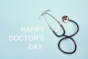 Doctor's day greeting card.