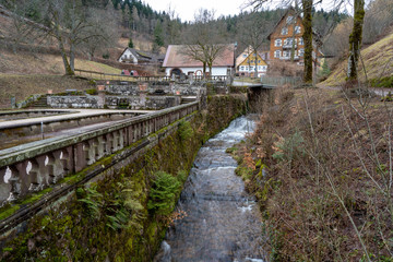 Fototapeta na wymiar Kloster Allerheiligen Wasserfälle