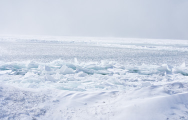 Fototapeta na wymiar Frozen Lake