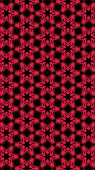 Ornate geometric pattern and abstract colored background