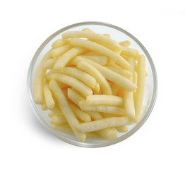 crackers isolated on white background