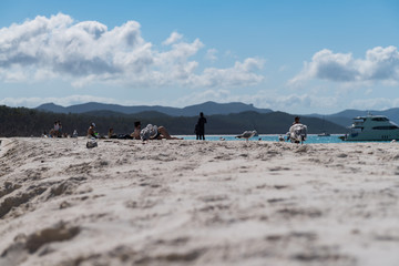 Blick über Sandstrand