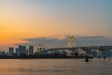 Rainbow Bridge in Odaiba