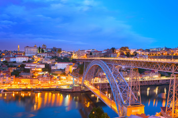 Dom Luis Bridge, Porto skyline