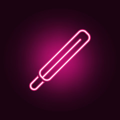 thermometr icon. Elements of Scientifics study in neon style icons. Simple icon for websites, web design, mobile app, info graphics