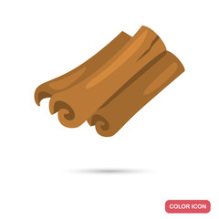 Cinnamon sticks color flat icon for web and mobile design