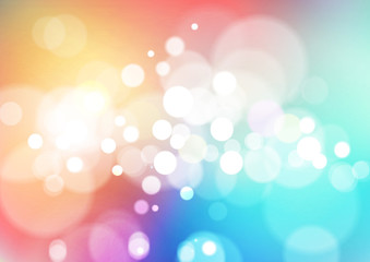 Abstract bokeh light colorful background