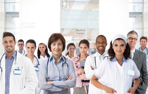Team photo of medical center