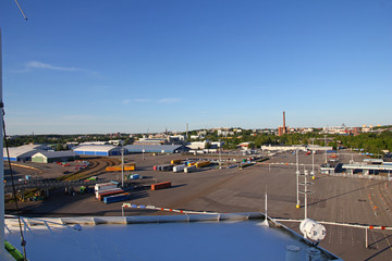 Fototapeta na wymiar Ferry, Turku, Stockholm, Baltic sea, Silja Line