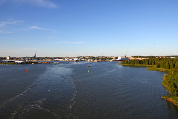 Fototapeta na wymiar Ferry, Turku, Stockholm, Baltic sea, Silja Line