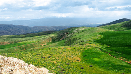 Green hills in Israel