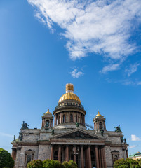 View of St. Isaac's Cathedral. St. Petersburg. Russia.