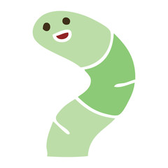 quirky hand drawn cartoon snake