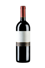 isolated Wine bottle