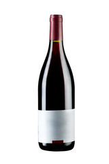 Wine bottle isolated
