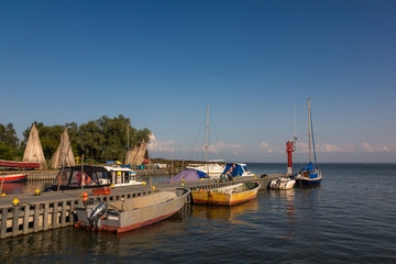 Marina in Krynica Morska, Pomorskie, Poland