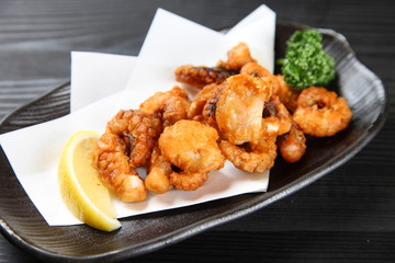 deep fried squid