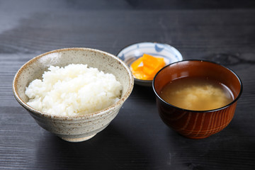 rice and miso soup