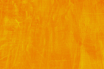 Abstract cement golden wall background. Colorful orange stucco plaster texture banner