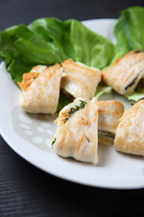 cheese and plum stuffed chicken Brest