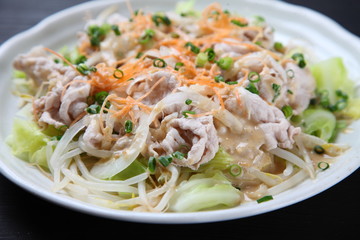 Pork Shabu-Shabu salad