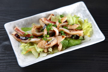Stir-fried squid