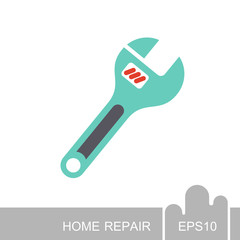 Adjustable spanner icon