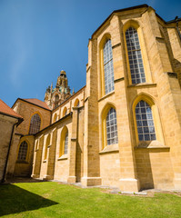 Fototapeta na wymiar The Abbey of Kladruby is a large Benedictine monastery in Czech republic