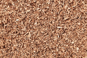 lots of brown wood saw dust