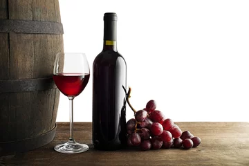Fotobehang Red wine © Dušan Zidar